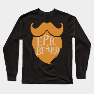 Epic Beard orange Long Sleeve T-Shirt